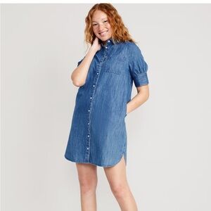 Old Navy Short Sleeve Jean Shirtdress